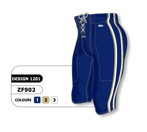 Athletic Knit Custom Sublimated Football Pant Design 1201 (ZF902-1201)